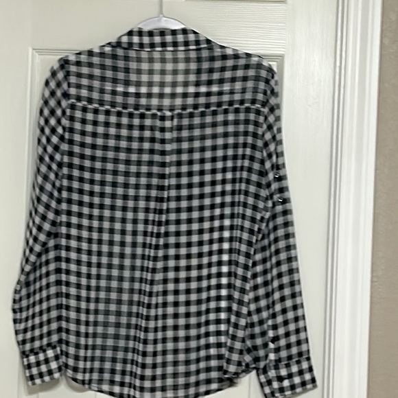 Black and White Portofino Blouse M - Picture 4 of 4